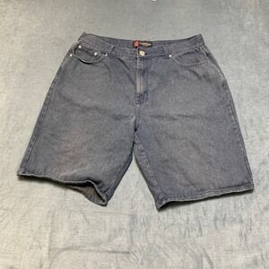Cambridge Classics Denim Shorts Mens 38 Blue Denim Zip Fly Casual Summer Wear